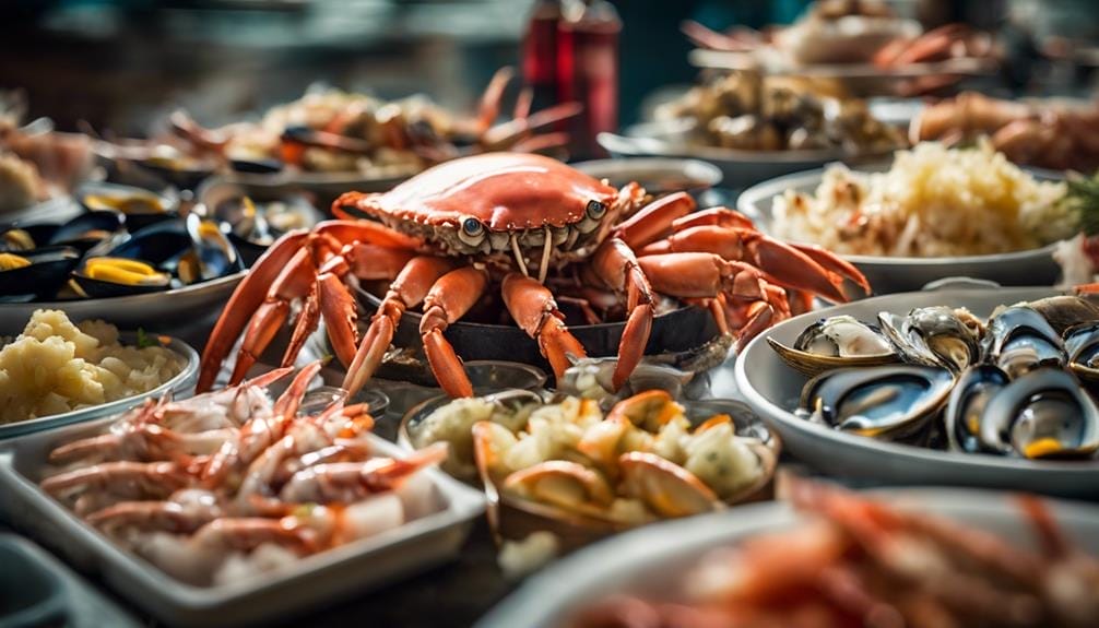 Seafood Buffet in Cebu delicious seafood buffet spread