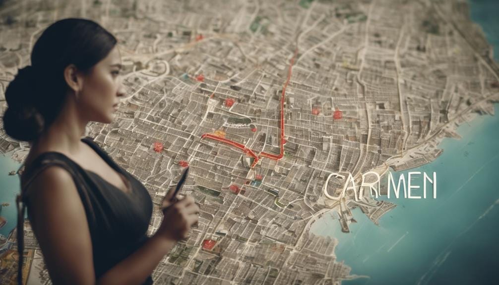 exploring carmen s neighborhood map